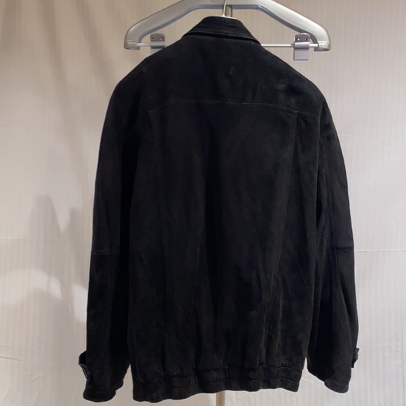 Vintage Suede Men’s Bomber Style Jacket-Sz Lg - Picture 8 of 12